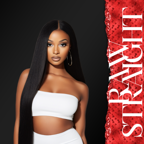Raw Bone Straight Hair Wigs