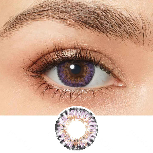 3 TONE AMETHYST COLORED CONTACTS