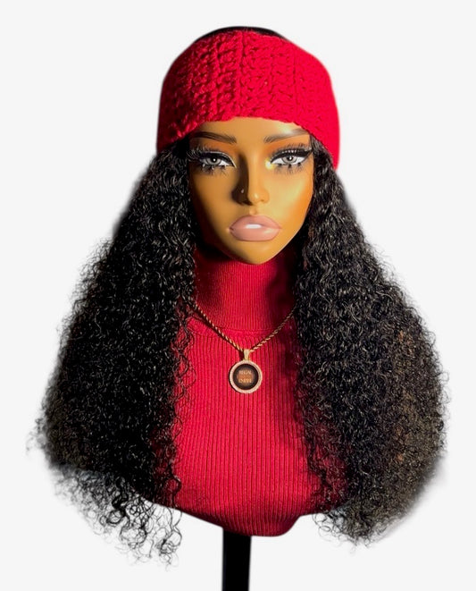 Regal Crochet Headband (Red)